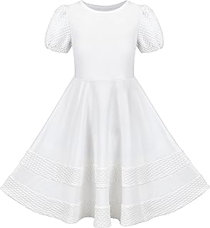 Sunny Fashion Girls Pink Dress Size 4-8 Years