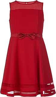 CALVIN KLEIN Girls' Mesh Lace Party Dress