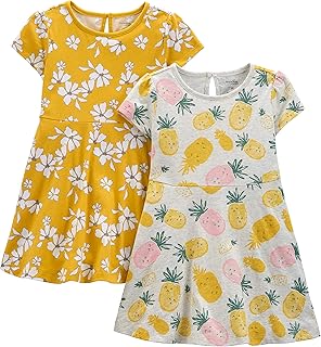 Simple Joys Girls’ Dress Sets, Pack of 2
